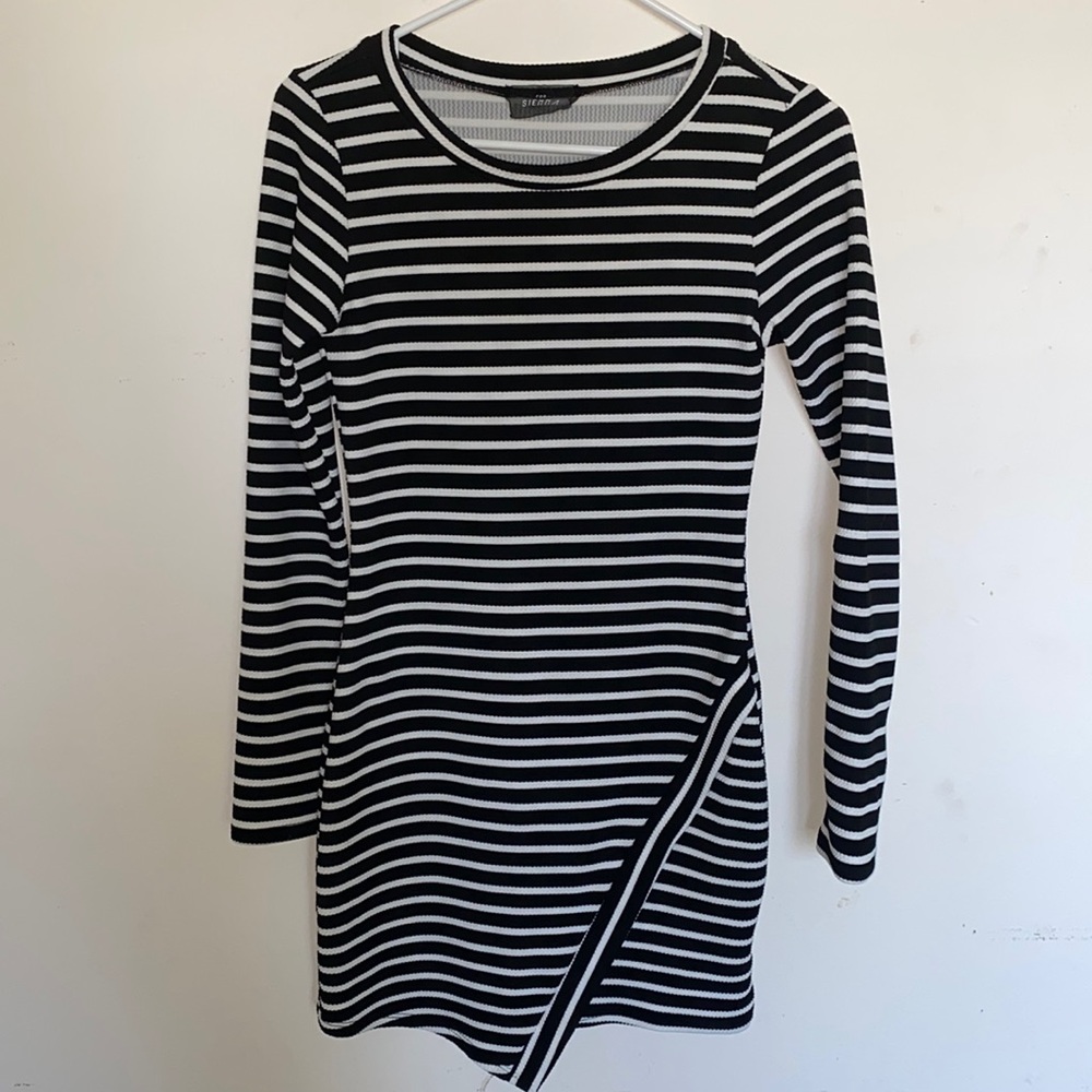 Striped Long Sleeve Dress